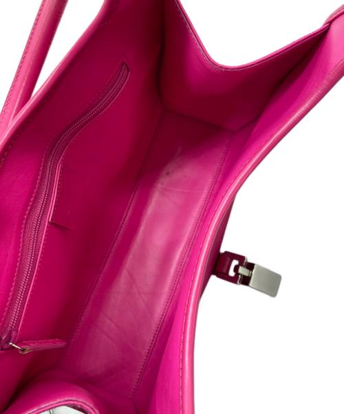 GUCCI（グッチ）GUCCI (グッチ) ハンドバッグ ショッキングピンクの古着・服飾アイテム
