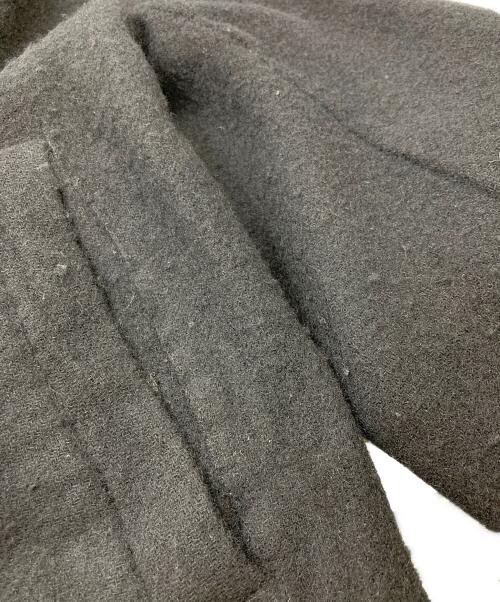COMME des GARCONS SHIRT（コムデギャルソンシャツ）COMME des GARCONS SHIRT (コムデギャルソンシャツ) WOOL NYLON TWEED GARMENT MILLED P-COAT ブラック サイズ:Mの古着・服飾アイテム