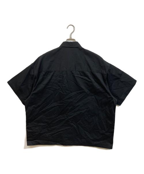 Graphpaper（グラフペーパー）Graphpaper (グラフペーパー) Solotex Twill S/S Oversized Box Shirt ブラック サイズ:SIZE O/Sの古着・服飾アイテム