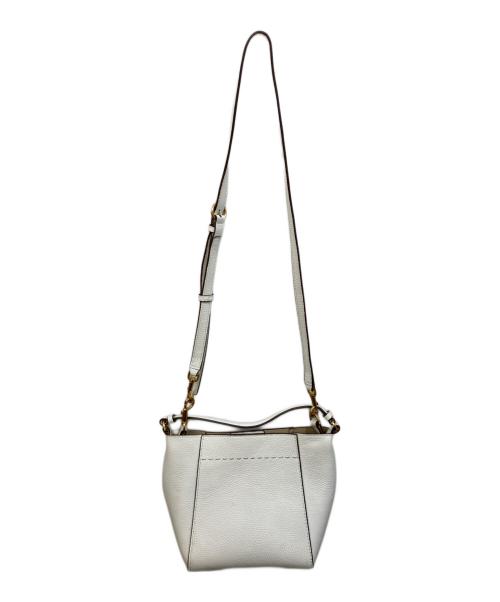 TORY BURCH（トリーバーチ）TORY BURCH (トリーバーチ) マックグロースモールバケットバッグ ホワイトの古着・服飾アイテム