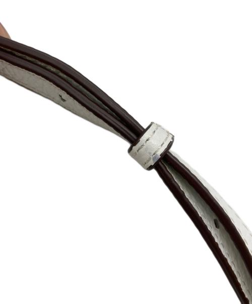 TORY BURCH（トリーバーチ）TORY BURCH (トリーバーチ) マックグロースモールバケットバッグ ホワイトの古着・服飾アイテム