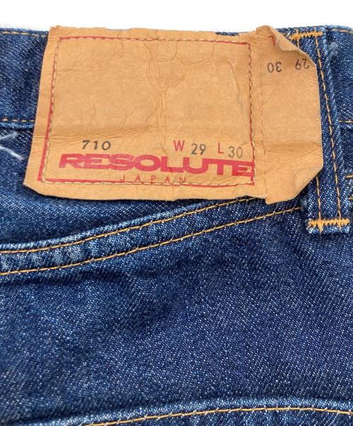 RESOLUTE（リゾルト）RESOLUTE (リゾルト) 710デニムパンツ インディゴ サイズ:	SIZE W29×L30の古着・服飾アイテム