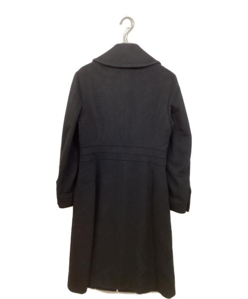 MaxMara（マックスマーラ）MaxMara (マックスマーラ) カシミヤ混ウールコート ブラック サイズ:40の古着・服飾アイテム