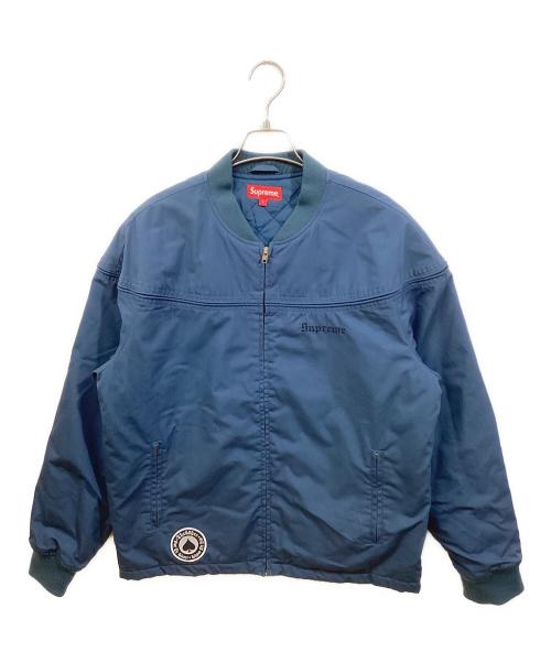 SUPREME（シュプリーム）SUPREME (シュプリーム) THRASHER (スラッシャー) Thrasher Poplin Crew Jacket ネイビー サイズ:Lの古着・服飾アイテム