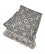 LOUIS VUITTONルイ ヴィトン）の古着「エシャルプ ロゴマニア マフラー」｜グレー