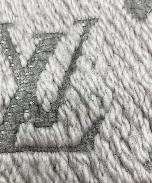 LOUIS VUITTON（ルイ ヴィトン）LOUIS VUITTON (ルイ ヴィトン) エシャルプ ロゴマニア マフラー グレーの古着・服飾アイテム