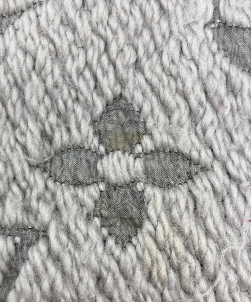 LOUIS VUITTON（ルイ ヴィトン）LOUIS VUITTON (ルイ ヴィトン) エシャルプ ロゴマニア マフラー グレーの古着・服飾アイテム