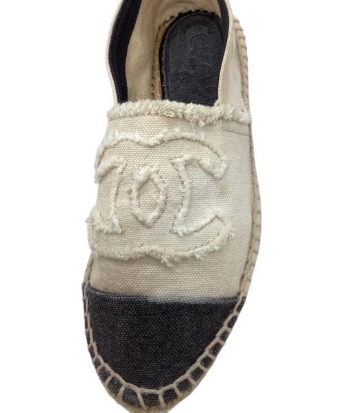 CHANEL（シャネル）CHANEL (シャネル) エスパドリーユ アイボリー サイズ:37の古着・服飾アイテム