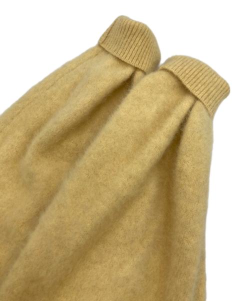 COLLAGE GALLARDAGALANTE（コラージュ ガリャルダガランテ）COLLAGE GALLARDAGALANTE (コラージュ ガリャルダガランテ) カシミヤ混カーディガン イエロー サイズ:	SIZE Freeの古着・服飾アイテム