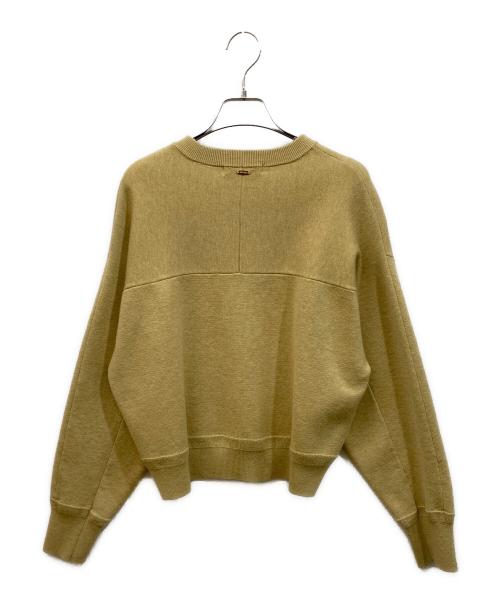 COLLAGE GALLARDAGALANTE（コラージュ ガリャルダガランテ）COLLAGE GALLARDAGALANTE (コラージュ ガリャルダガランテ) ジップスウェットライクニット イエロー サイズ:SIZE Freeの古着・服飾アイテム