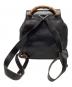 GUCCI (グッチ) バンブーハンドルリュック ブラック：20000円