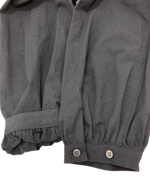 NOLLEY'S（ノーリーズ）NOLLEY'S (ノーリーズ) オーガニックコットンボイル2WAYフリルシャツ ブラック サイズ:SIZE Freeの古着・服飾アイテム