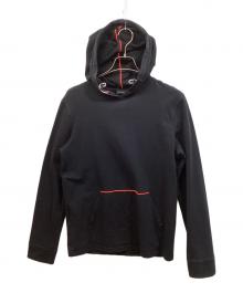 JIL SANDER（ジルサンダー）の古着「パイピングプルオーバーパーカー」｜ブラック