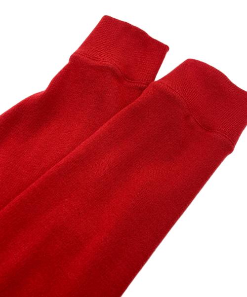 BURBERRY GOLF（バーバリーゴルフ）BURBERRY GOLF (バーバリーゴルフ) ニット切替ジャケット レッド サイズ:	SIZE 3の古着・服飾アイテム