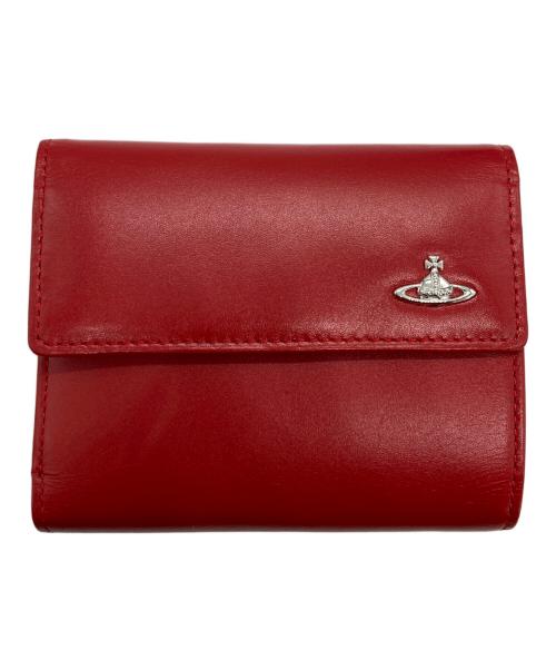 Vivienne Westwood（ヴィヴィアンウエストウッド）Vivienne Westwood (ヴィヴィアンウエストウッド) 2つ折りがま口財布 レッドの古着・服飾アイテム