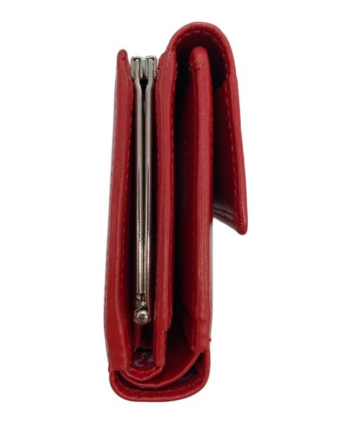 Vivienne Westwood（ヴィヴィアンウエストウッド）Vivienne Westwood (ヴィヴィアンウエストウッド) 2つ折りがま口財布 レッドの古着・服飾アイテム
