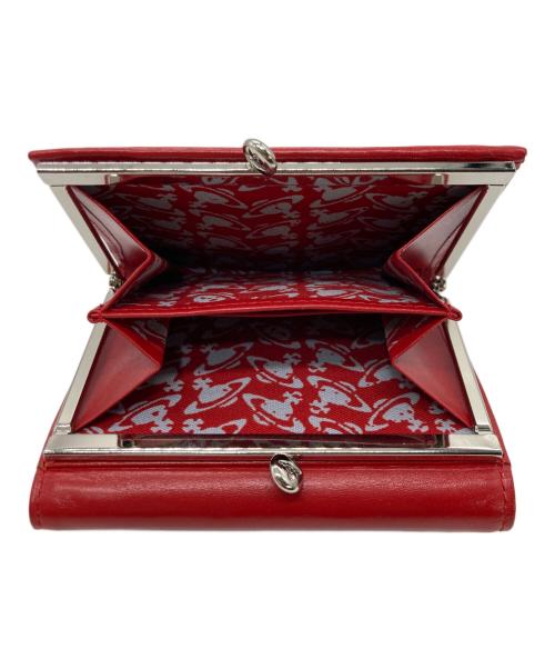 Vivienne Westwood（ヴィヴィアンウエストウッド）Vivienne Westwood (ヴィヴィアンウエストウッド) 2つ折りがま口財布 レッドの古着・服飾アイテム
