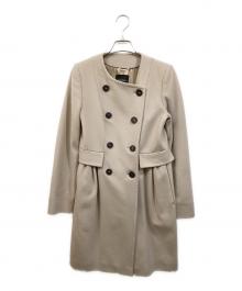 MARELLA（マレーラ）の古着「ノーカラーコート」｜ベージュ