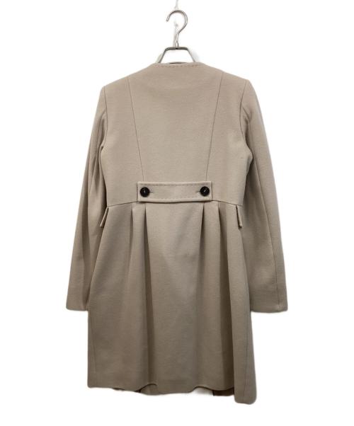 MARELLA（マレーラ）MARELLA (マレーラ) ノーカラーコート ベージュ サイズ:40の古着・服飾アイテム