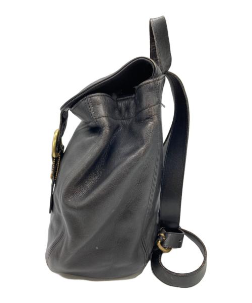 COACH（コーチ）COACH (コーチ) レザーリュック ブラックの古着・服飾アイテム