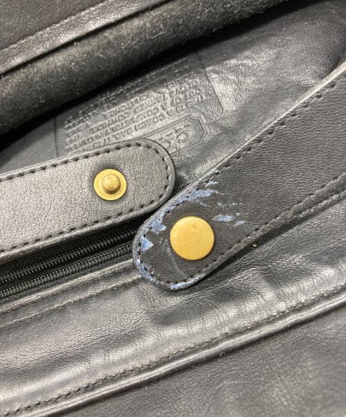 COACH（コーチ）COACH (コーチ) レザーリュック ブラックの古着・服飾アイテム