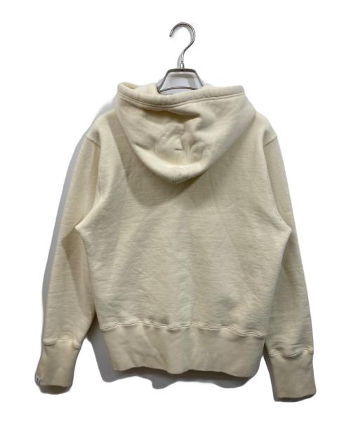 LOOPWHEELER（ループウィラー）LOOPWHEELER (ループウィラー) BEAMS PLUS (ビームスプラス) ジップパーカー アイボリー サイズ:	SIZE Sの古着・服飾アイテム