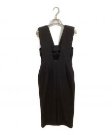 forme（フォルメ）の古着「Shoulder pads Dress」｜ブラック