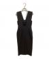 forme（フォルメ）の古着「Shoulder pads Dress」｜ブラック