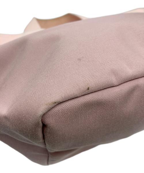 Herve Chapelier（エルベシャプリエ）Herve Chapelier (エルベシャプリエ) 舟形ハンドバッグ ピンクの古着・服飾アイテム