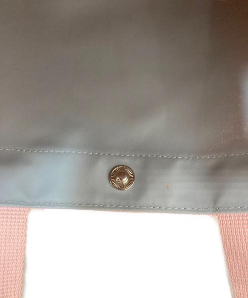 Herve Chapelier（エルベシャプリエ）Herve Chapelier (エルベシャプリエ) 舟形ハンドバッグ ピンクの古着・服飾アイテム