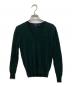 POLO RALPH LAUREN（ポロ・ラルフローレン）の古着「メリノウールVネックニット」｜グリーン