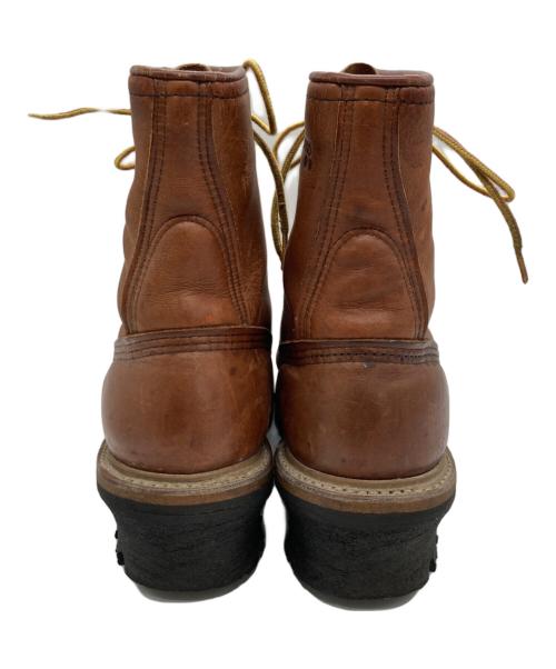 RED WING（レッドウィング）RED WING (レッドウィング) ロガーブーツ ブラウン サイズ:7 1/2の古着・服飾アイテム