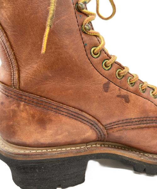 RED WING（レッドウィング）RED WING (レッドウィング) ロガーブーツ ブラウン サイズ:7 1/2の古着・服飾アイテム