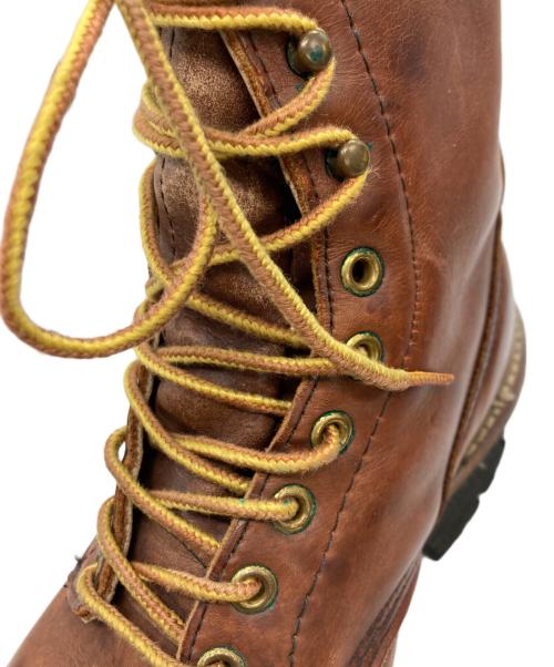 RED WING（レッドウィング）RED WING (レッドウィング) ロガーブーツ ブラウン サイズ:7 1/2の古着・服飾アイテム