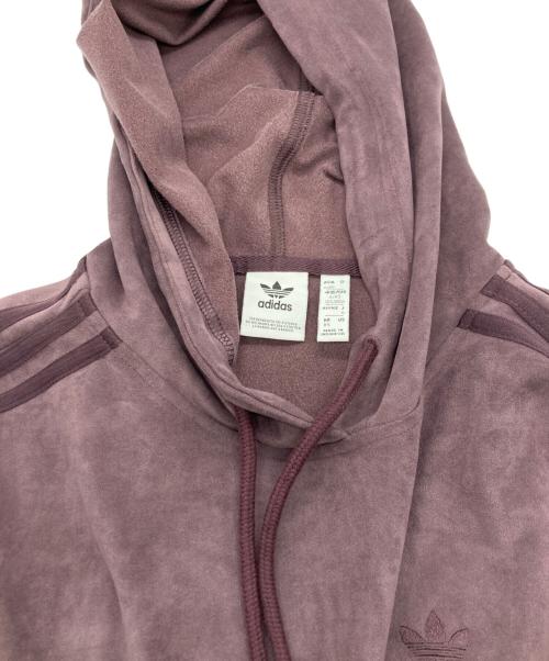 adidas Originals（アディダスオリジナル）adidas Originals (アディダスオリジナル) アディカラー クラシックス スエード パーカー ボルドー サイズ:SIZE XSの古着・服飾アイテム
