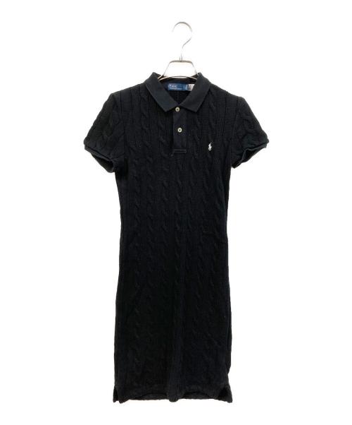 POLO RALPH LAUREN（ポロ・ラルフローレン）POLO RALPH LAUREN (ポロ・ラルフローレン) ニットワンピース ネイビー サイズ:Sの古着・服飾アイテム