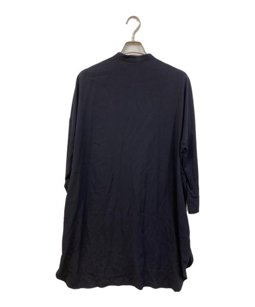 mizuiro-ind（ミズイロインド）mizuiro-ind (ミズイロインド) シャツワンピース ネイビー サイズ:実寸をご確認くださいの古着・服飾アイテム