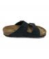 中古・古着 BIRKENSTOCK (ビルケンシュトック) アリゾナ オイルドナチュラルレザーサンダル ブラック サイズ:	SIZE 38：7000円