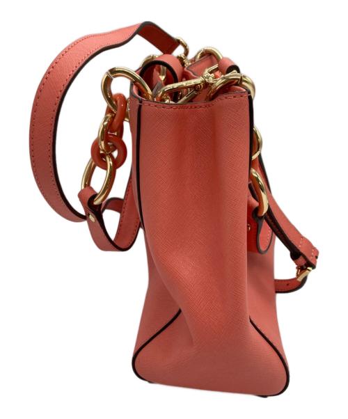 MICHAEL MICHAEL KORS（マイケル マイケルコース）MICHAEL MICHAEL KORS (マイケル マイケルコース) シンシア スモール 2WAY サッチェルバッグ ピンクの古着・服飾アイテム
