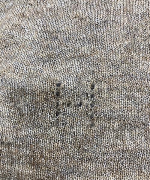 HERMES（エルメス）HERMES (エルメス) Hロゴカシミヤ混モヘヤニット ベージュ サイズ:36の古着・服飾アイテム