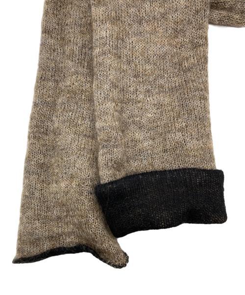 HERMES（エルメス）HERMES (エルメス) Hロゴカシミヤ混モヘヤニット ベージュ サイズ:36の古着・服飾アイテム