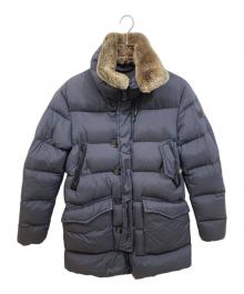 PEUTEREY（ピューテリー）の古着「ダウンコート」｜ネイビー