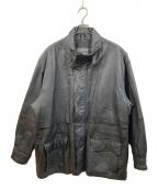 WINLIT NEWYORKウィンリット・ニューヨーク）の古着「レザージャケット」｜ブラック