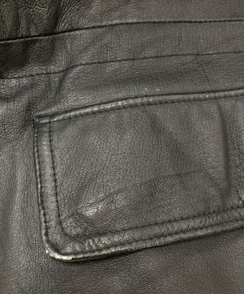 WINLIT NEWYORK（ウィンリット・ニューヨーク）WINLIT NEWYORK (ウィンリット・ニューヨーク) レザージャケット ブラック サイズ:SIZE XLの古着・服飾アイテム