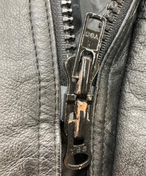 WINLIT NEWYORK（ウィンリット・ニューヨーク）WINLIT NEWYORK (ウィンリット・ニューヨーク) レザージャケット ブラック サイズ:SIZE XLの古着・服飾アイテム