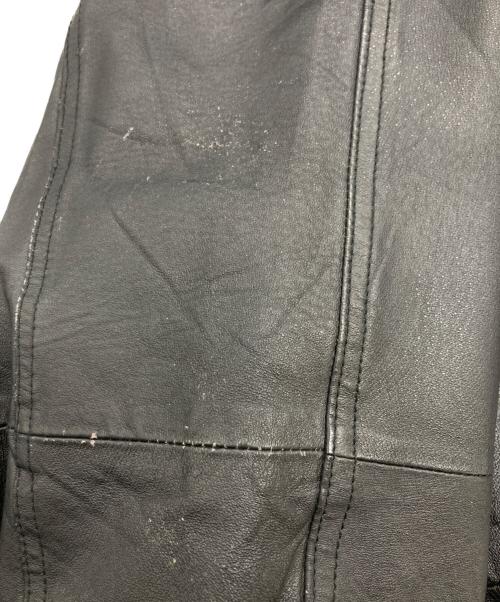 WINLIT NEWYORK（ウィンリット・ニューヨーク）WINLIT NEWYORK (ウィンリット・ニューヨーク) レザージャケット ブラック サイズ:SIZE XLの古着・服飾アイテム