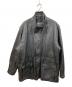 WINLIT NEWYORK (ウィンリット・ニューヨーク) レザージャケット ブラック サイズ:SIZE XL：12000円