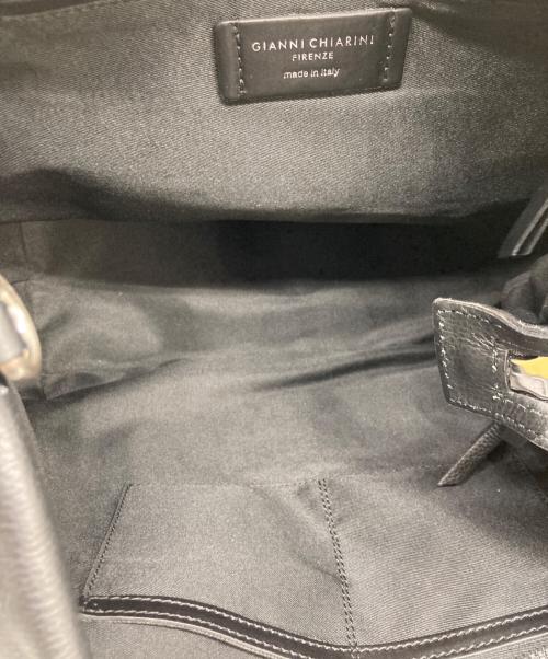 GIANNI CHIARINI（ジャンニ キアリーニ）GIANNI CHIARINI (ジャンニ キアリーニ) ハンドバッグ ブラックの古着・服飾アイテム