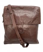 gentenゲンテン）の古着「レザーショルダーバッグ」｜ブラウン