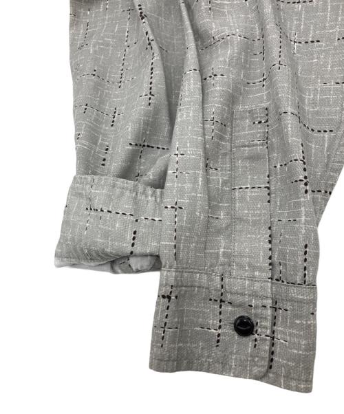 Schott（ショット）Schott (ショット) KASURI PLAID LS SHIRT グレー サイズ:	SIZE Mの古着・服飾アイテム